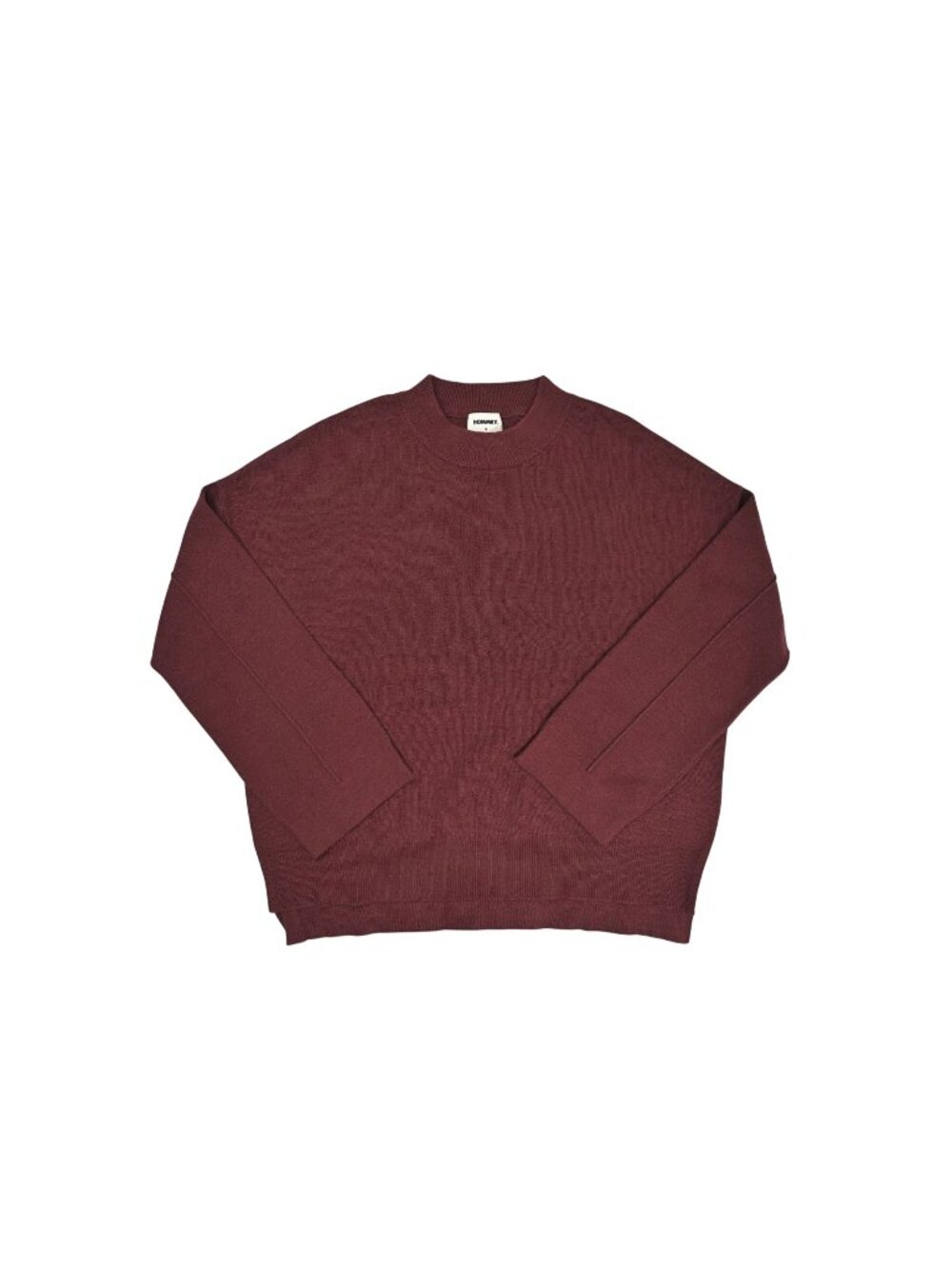 Hommey Cotton Cashmere Sweater in Wine